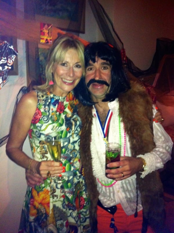 Rebecca Hossack with Councillor Jonathan Glanz