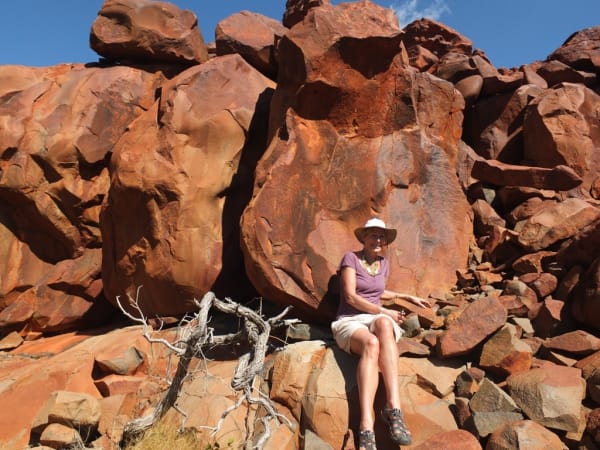 Rebecca Hossack on Burrup Peninsula