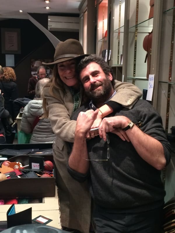 Rebecca Hossack and Trevor Pickett