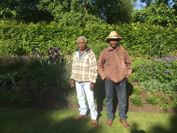 Mervyn Street and David Njuguna in Regent's Park