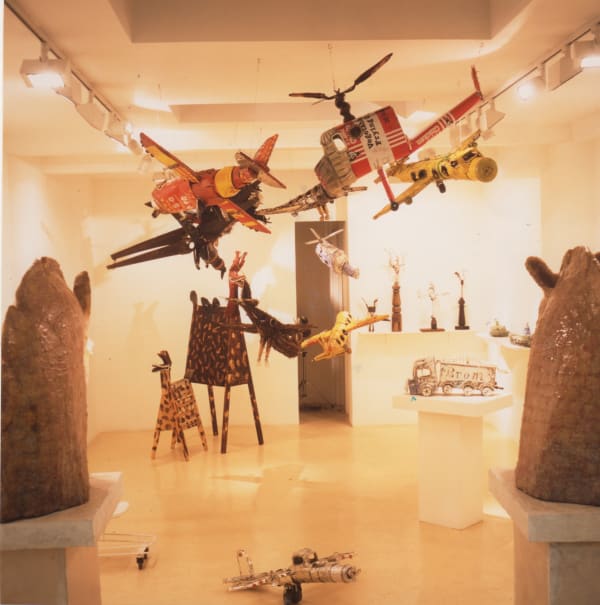 Ann Carrington's exhibition at Rebecca Hossack Art Gallery at 35 Windmill Street