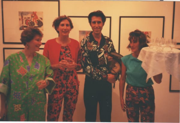 Inside Rebecca Hossack Art Gallery at 35 Windmill Street