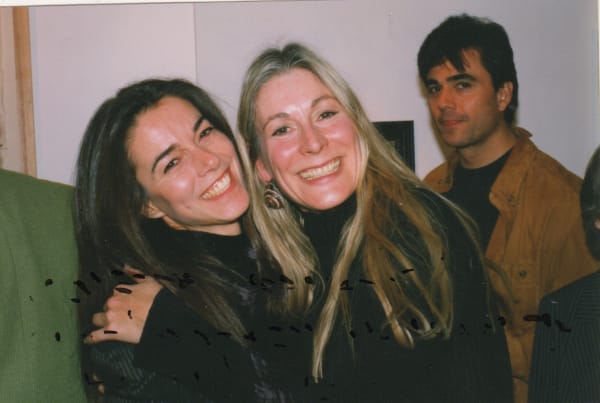 Rebecca Hossack with Belinda Hayes