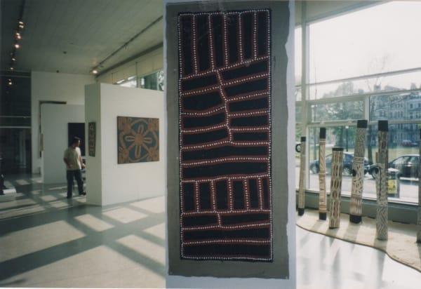 Aboriginal art at Rebecca Hossack Art Gallery fair stand