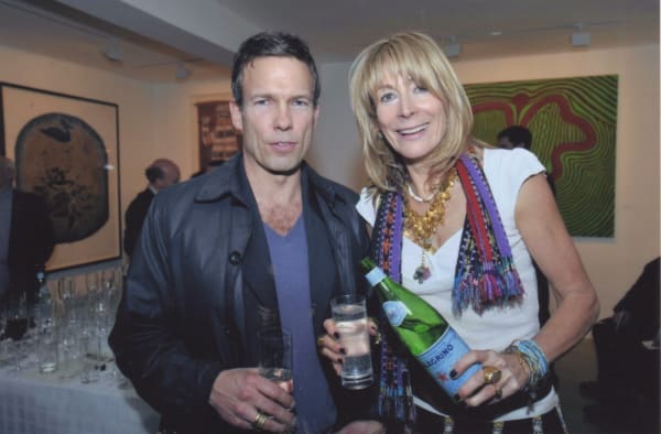 Rebecca Hossack at Exhibition Opening