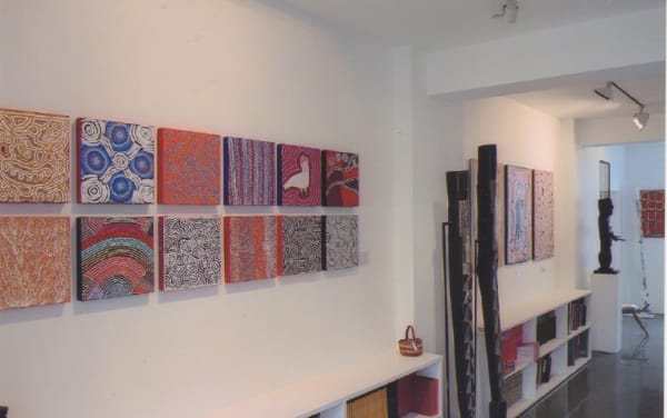 Aboriginal artworks at Rebecca Hossack Art Gallery, Conway Street