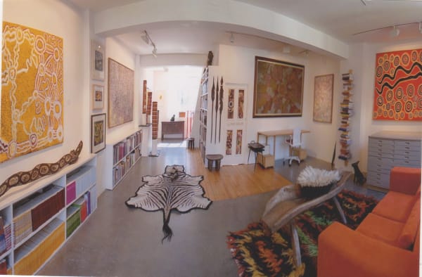 Interior of Rebecca Hossack Art Gallery, Conway Street