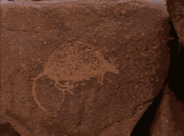 Rebecca Hossack campaigns to preserve Aboriginal rock art in Western Australia's Burrup Peninsula as part of the gallery's environmental activism