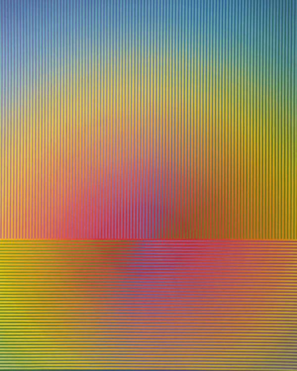 David Whitaker painting available at Rebecca Hossack Art Gallery