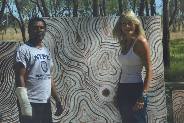 Rebecca Hossack and Lloyd Kwilla in the Kimberleys