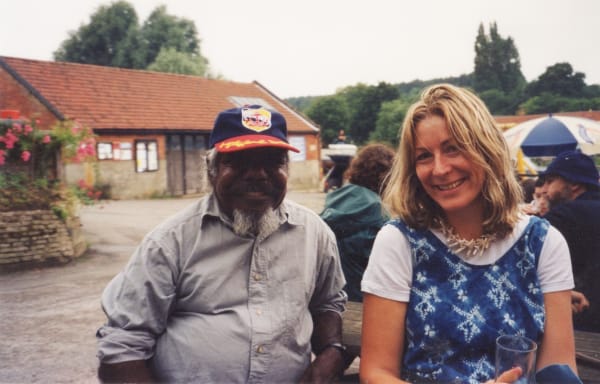 Rebecca Hossack and Jimmy Pike in Suffolk