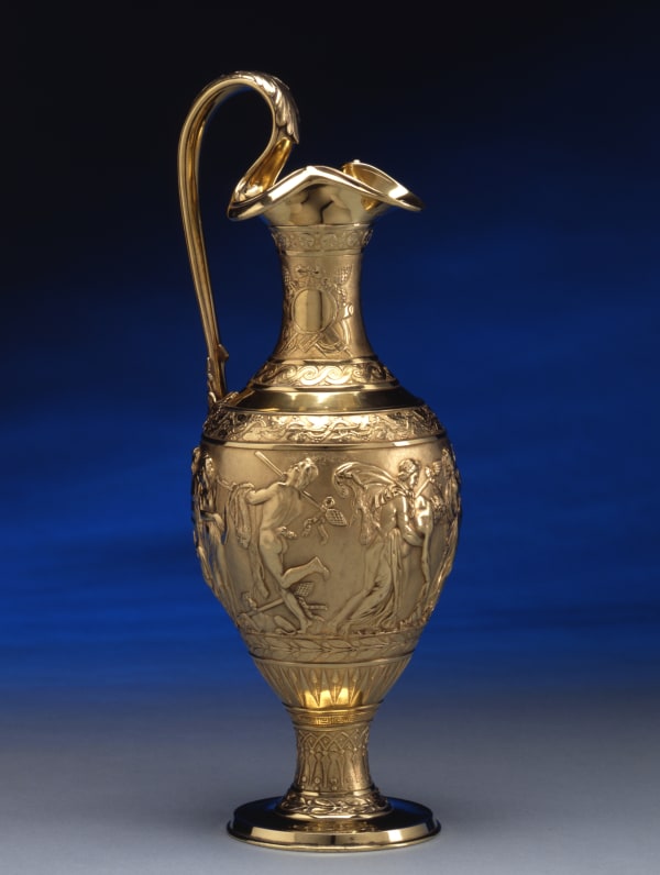 Hunt & Roskell, An ewer by Hunt & Roskell, London, dated 1884