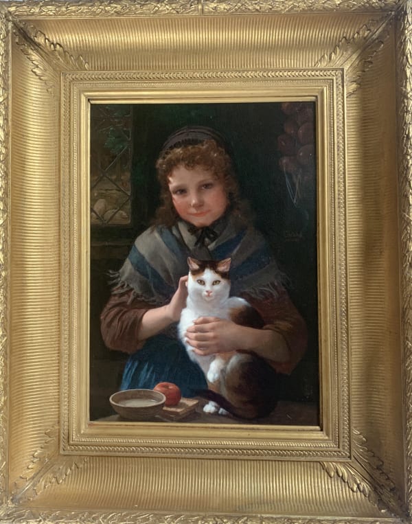 Pierre-Louis-Joseph De Coninck, "The cherished Friends" by Pierre-Louis-Joseph De Coninck, 1871