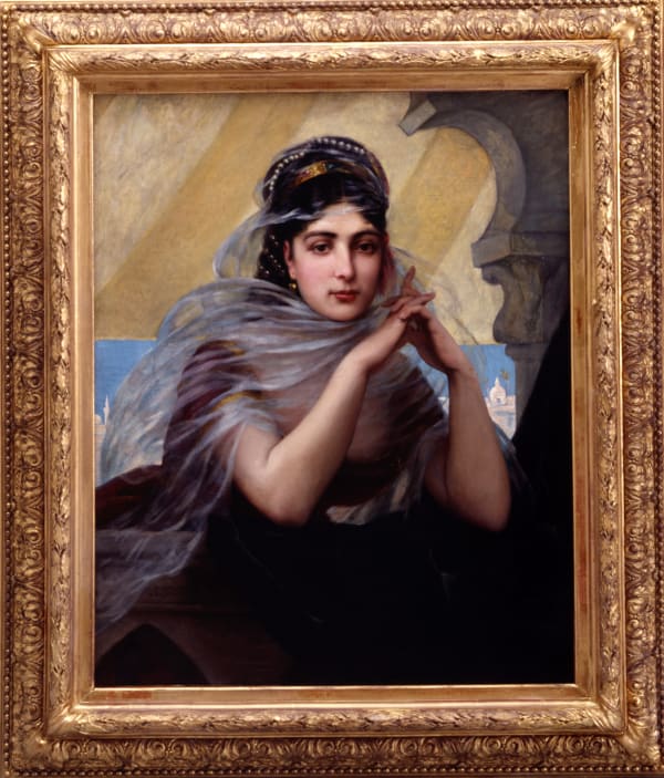 Charles Jean Auguste Escudier, "Harem Beauty" by Charles Jean Auguste Escudier, 1873