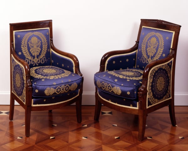 Unknown, A pair of Empire fauteuils, Paris, date circa 1820