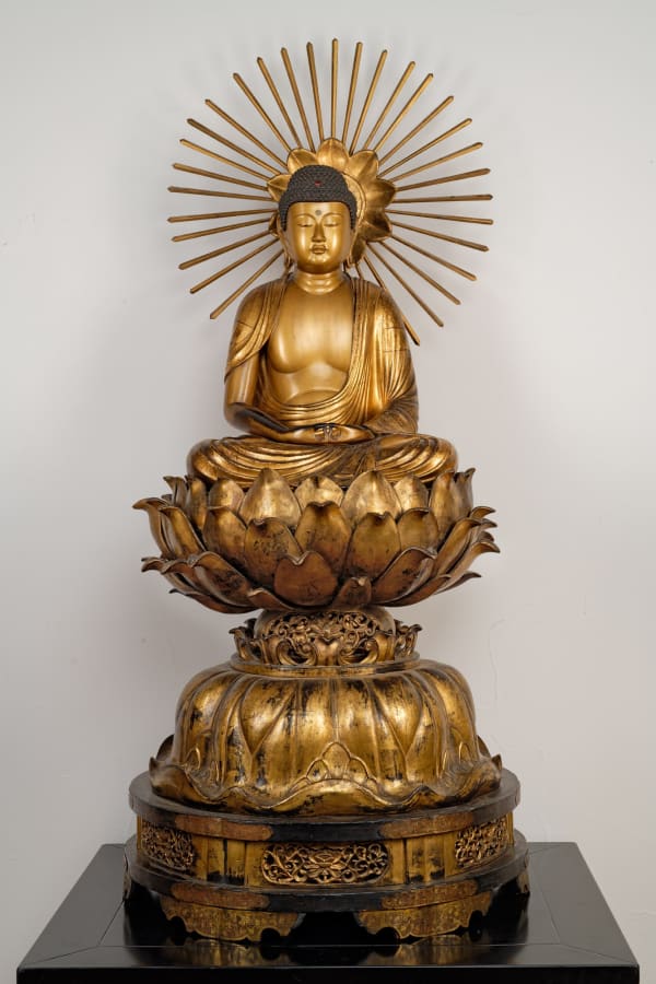 Unknown, A Japanese Edo period sculpture of Amida Buddha, Japan, early nineteenth century