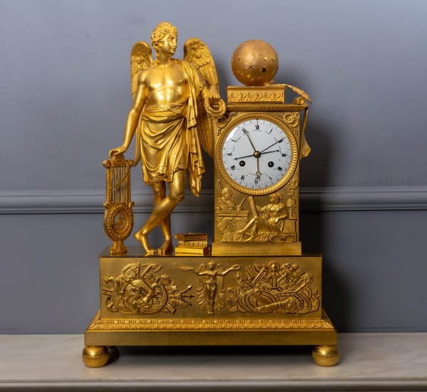 Baltazar, An Empire gilt bronze mantle clock, Paris, date circa 1810