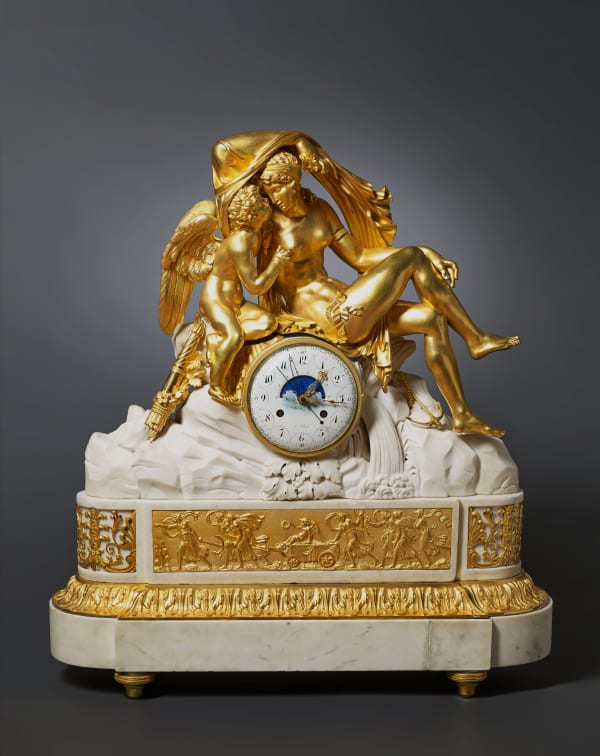 Josep Coteau or Etienne Gobin (attributed to), A large Louis XVI mantel clock, attributed to Joseph Coteau or Etienne Gobin (known as Dubuisson), Paris, date circa 1790