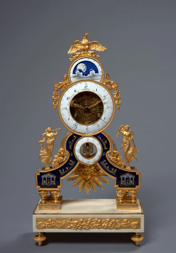 Unknown, A Directoire skeleton clock, Paris, date circa 1795