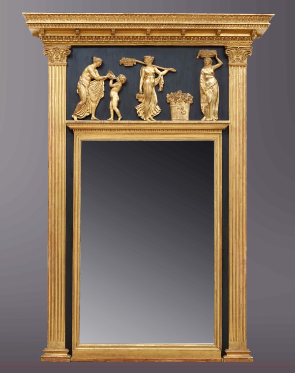 Unknown, A Regency mirror of architectural form, England, date circa 1820