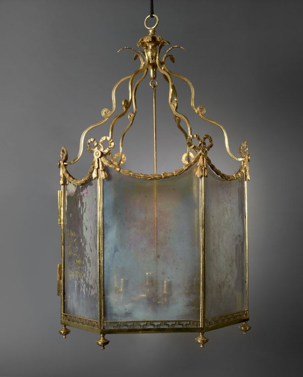 Unknown, A highly important Louis XVI six-light lantern, Paris, date circa 1784