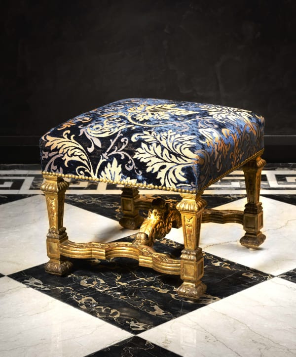 Unknown, A set of four Louis XIV tabourets, Paris, date circa 1710