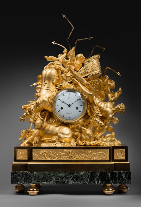 Claude Galle, An Empire figural clock representing the fall of Phaeton,by Claude Galle and Nicolas Thomas, Paris, date circa 1805