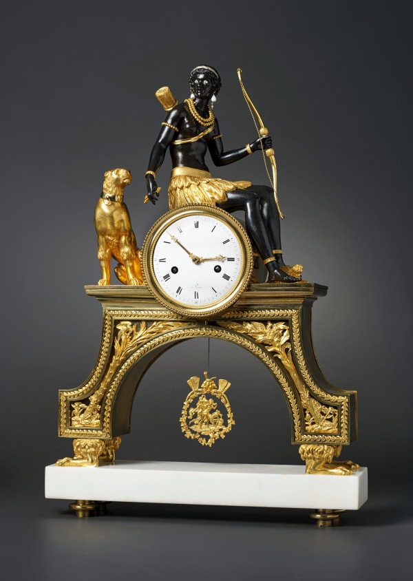 Jean-Simon Deverberie (attributed to), A Directoire Pendule ‘À L’Afrique’ attributed to Jean-Simon Deverberie, Paris, date circa 1800