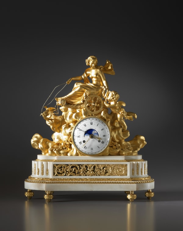 Georges-Adrien Merlet, A Louis XVI mantel clock with an astronomical movement, by Georges-Adrien Merlet, Paris, date circa 1780