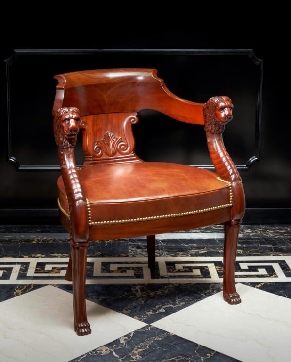 Jacob-Desmalter et Cie (attributed to), An Empire fauteuil de bureau attributed to Jacob-Desmalter et Cie, Paris, date circa 1805-1810