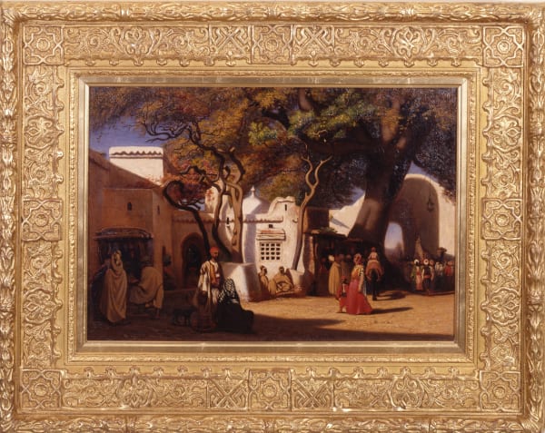 Théodore Frère (1814-1888), “The Arab Market Place” by Théodore Frère