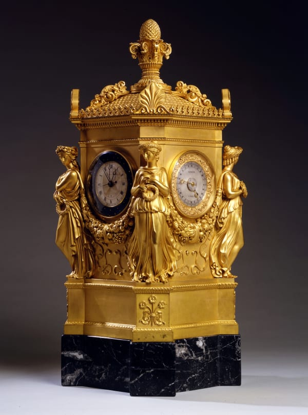 Jean-Joseph Lepaute, An Empire astronomical clock by Jean Joseph Lepaute, Paris, dated 1808