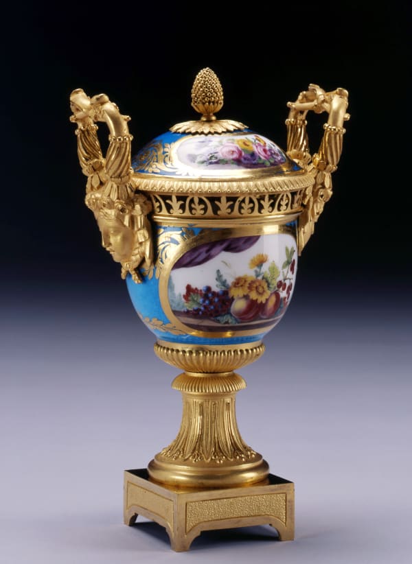 Sèvres, A Louis XVI Sèvres vase and cover gilded by Étienne-Henri Le Guay , Sèvres, Paris, date circa 1780
