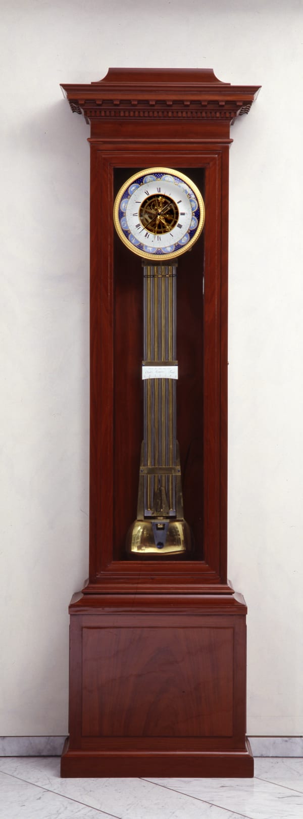 Bachelard, A month going longcase regulator with year calendar and equation of time, by Bachelard, Paris, date circa 1790
