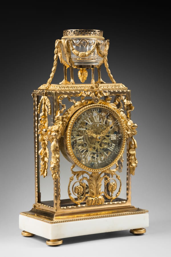 Unknown, A Louis XVI skeleton mantel clock, Paris, date circa 1780