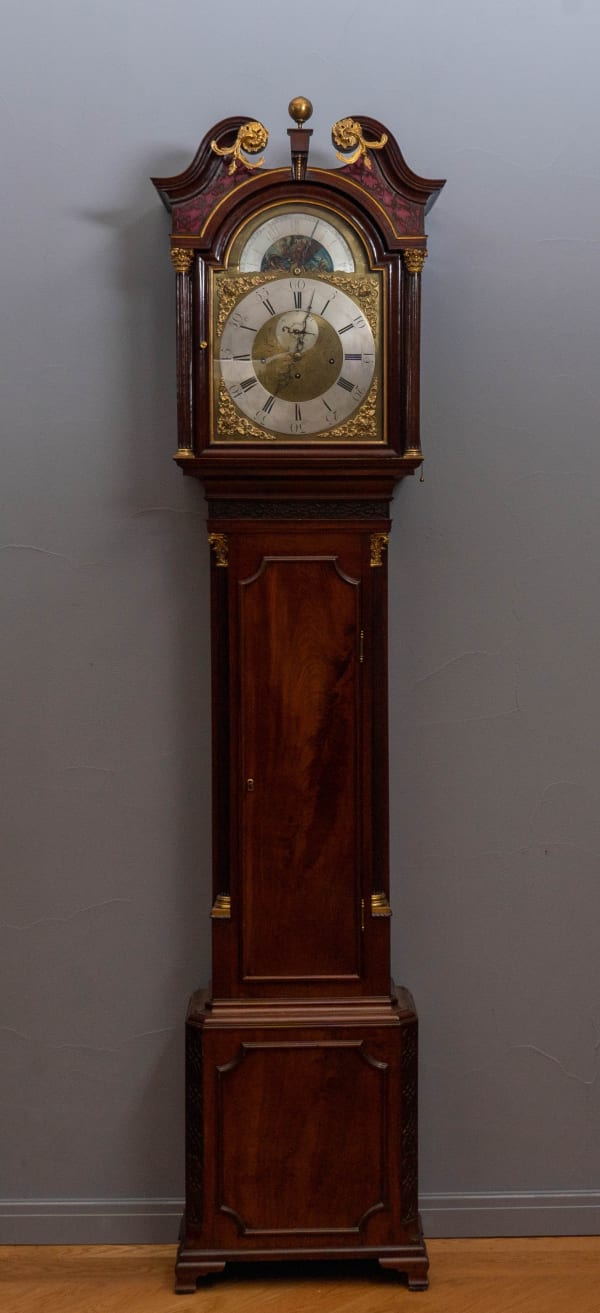 Robert Sutton of Stafford, A GEORGIAN MAHOGANY LONGCASE CLOCK , Stafford, Staffordshire, date circa 1780