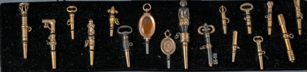 A COLLECTION OF GEORGIAN POCKET WATCH KEYS , English, date circa 1820