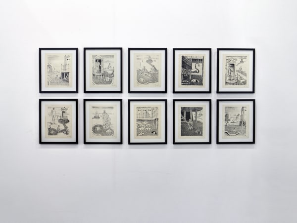 Giorgio DE CHIRICO, Mythologie; dix lithographies originales, 1934