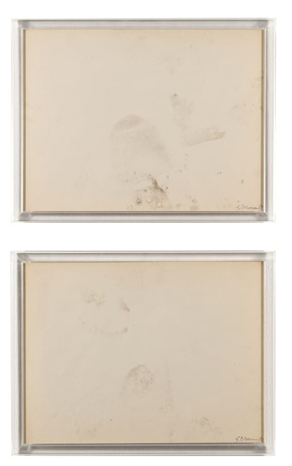 Stanley BROUWN Steps of Pedestrians on Paper, 1963