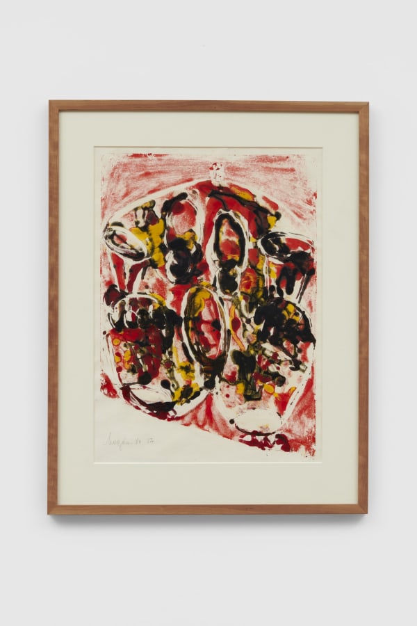Magda Cordell, Untitled Monotype (VIII), 1954