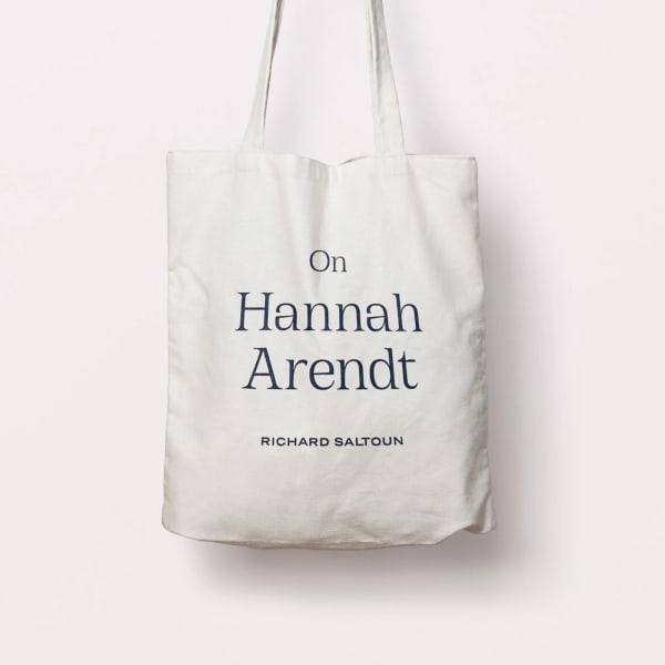 Tote Bag, On Hannah Arendt