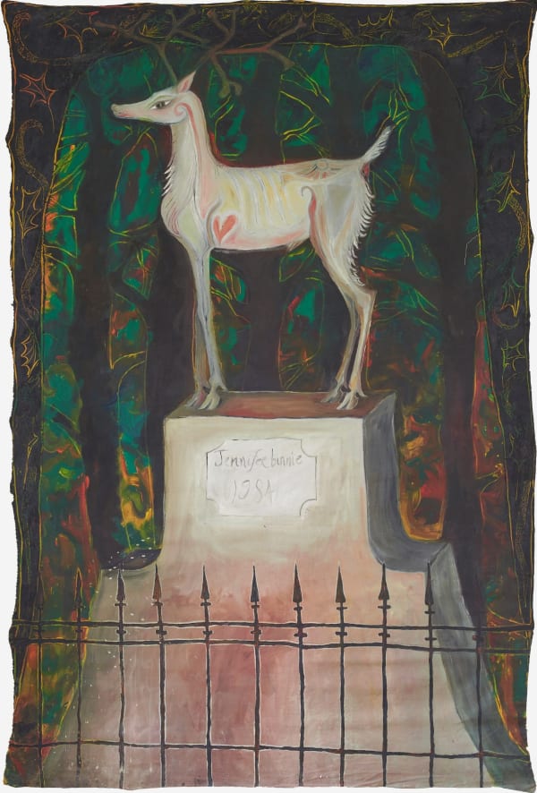 Jennifer Binnie, Deer Statue, 1984