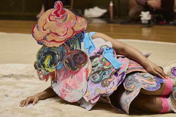 Factual Actual, 2021, Performance at The National Gallery, London.