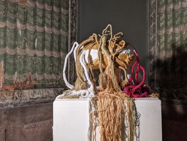 Thomas De Falco, Seed, 2024. Installation view, Museo Arte Contemporanea Cavalese