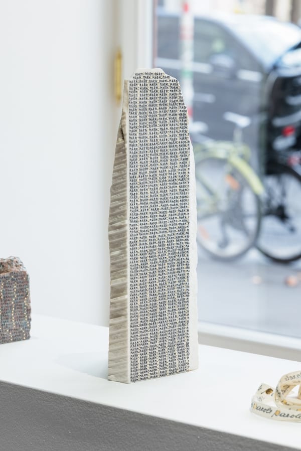 Installation View: Greta Schödl, Strassenpoesie, Phileas, Vienna. Photo: Manuel Carreon Lopez