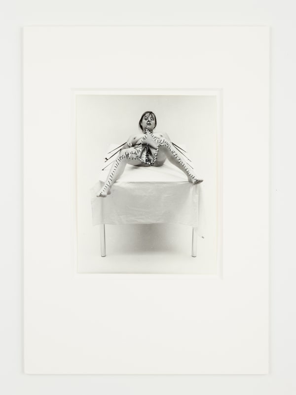 Vagina, 1978 Gelatin silver print with thread overstitched 22 x 17 cm