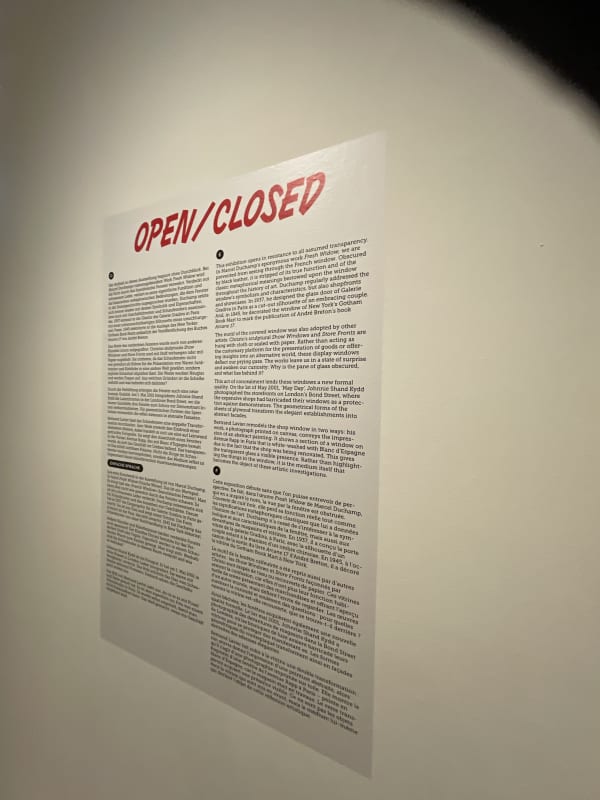 Installation View, Fresh Window: The Art of Display & Display of Art, Museum Tinguely, Basel, Switzerland, 2024