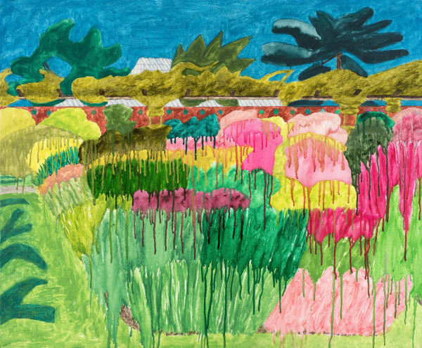 Adrian Berg RA (1929-2011) Kew, 21st August 1998, oil on canvas, 76.5 x 91.5cm