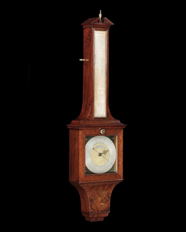 A GEORGE III BAROMETER BY GEORGE ADAMS