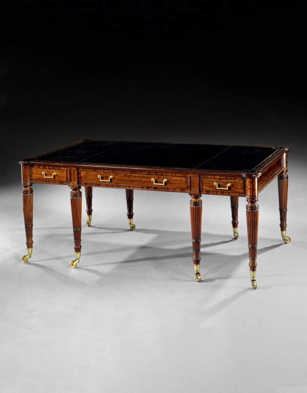 A REGENCY LIBRARY TABLE ATTRIBUTED TO JOHN SYERS